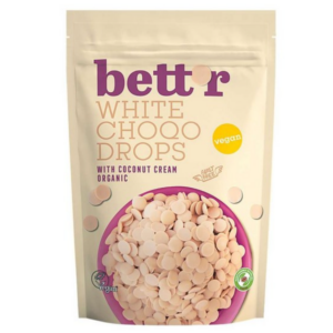 Čoko kapljice bele BIO Bettr, 200g