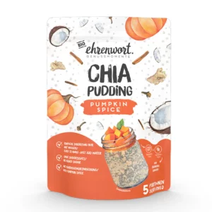 Pumpkin spice puding s chia semeni BIO Ehrenwort Genussmomente, 250g