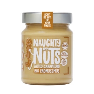 Slana karamela, arašidovo maslo BIO Naughty Nuts, 250g