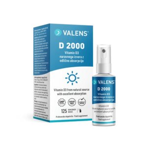 Valens D 2000 ustno pršilo, 25ml