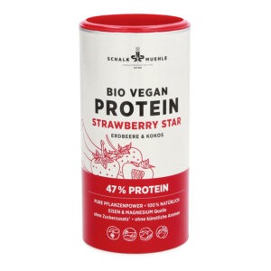 Veganske beljakovine Strawberry Star mix BIO Schalk Mühle, 200 g